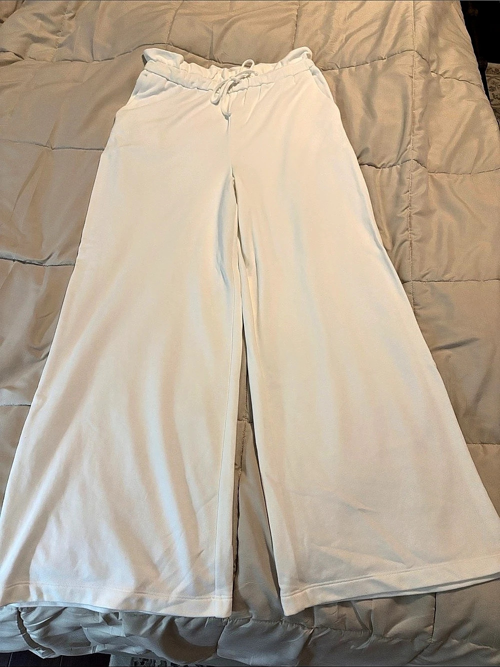 Express High Waisted Knit Wide Leg Pant